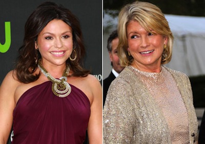 Rachael Ray and Martha Stewart