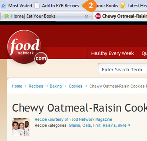Recipe Bookmarklet