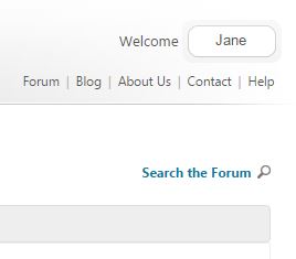 Forum search