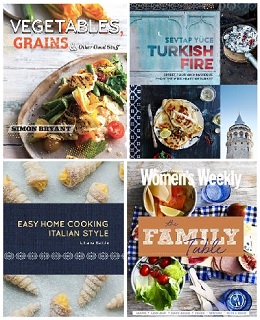 cookbook collage